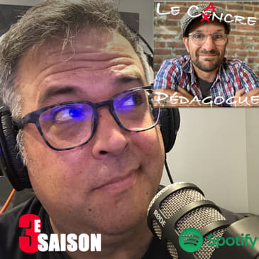 Le Cancre Pédagogue reçoit Steve Bernier, comédien, animateur, conteur et enseignant.