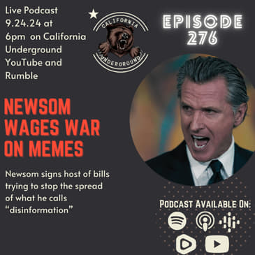 Ep. 276: Newsom Wages War on Memes