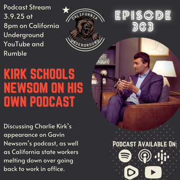 Charlie Kirk Schools Newsom on His Own Podcast