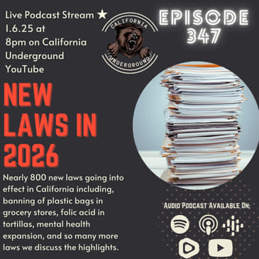 New Laws Starting in California in 2026