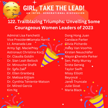 122. Trailblazing Triumphs: Unveiling Some Courageous Women Leaders of 2023