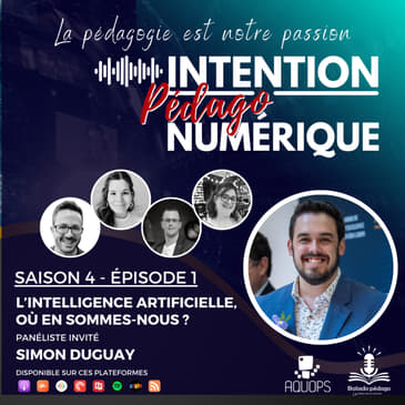 S04E01 - L'intelligence artificielle, où en sommes nous ?