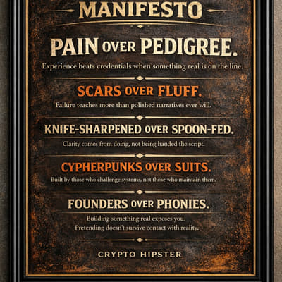 Crypto Hipster Manifesto: Why I Stopped Interviewing Corporate Crypto