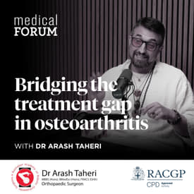 Bridging the treatment gap in osteoarthritis