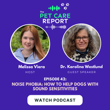 Dr. Karolina Westlund: Noise Phobia: How to Help Dogs with Sound Sensitivities| E42