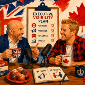 Executive Visibility Without Becoming LinkedIn Wallpaper