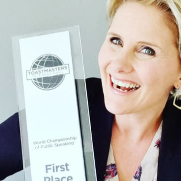Inspirational Interview with Toastmasters World Champion of Public Speaking 2021 Verity Price