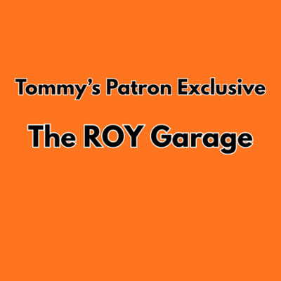 Tommy's Patron Exclusive - The ROY Garage