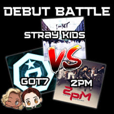 Debut Battle! Stray Kids vs GOT7 vs 2PM (JYP)