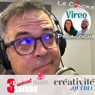 Le Cancre Pédagogue et Créativité Québec reçoivent Luc et Gabrielle de Vireo.