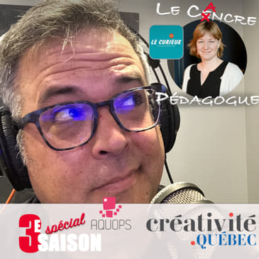 Le Cancre Pédagogue et Créativité Québec reçoivent la journaliste et entrepreneure, Anne Gaignaire.