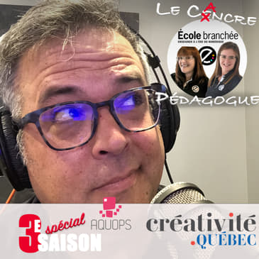 Le Cancre Pédagogue et Créativité Québec reçoivent Laurie et Alexandra de l'École Branchée.