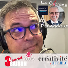 Le Cancre Pédagogue et Créativité Québec reçoivent l'innovateur en chef du Québec, M. Luc Sirois.
