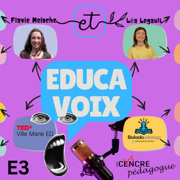 E3: ÉducaVoix, Flavie et Léa parle avec Zachary Jean.