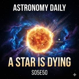 Dying Star, Skull Nebulae, and a Blood Moon