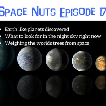 18: Space Nuts Episode 17 - 3 Earth like planets discovered - space community gets very excited!