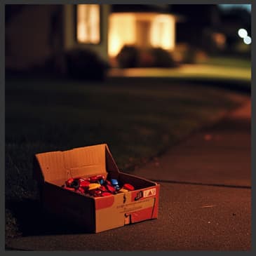 Toys on the Sidewalk