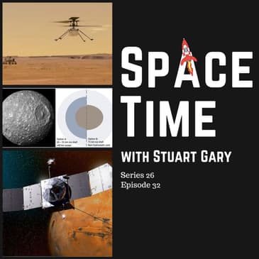 S26E32: Mars Helicopter's 46th Flight // More Evidence that Mimas is a Stealth Ocean World // NASA Spacecraft Back Online