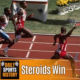 Ben Johnson Winning and Losing Olympic Gold