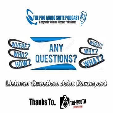 Listener Question - John Davenport