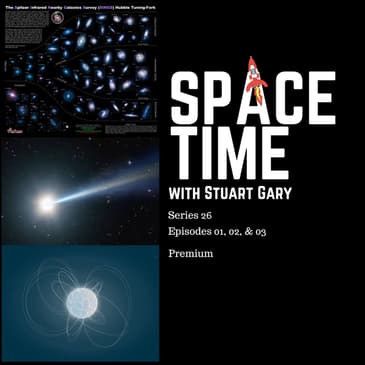 S26E01-03: How Spiral Galaxies Lose Their Arms // Where Did the First Quasars Come From? // Neutron Star Mystery Solved?