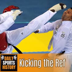 Angel Matos Kicks Taekwondo Referee