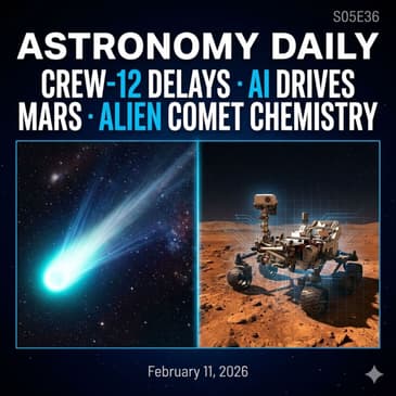 Crew-12 Spy Scandal, AI on Mars & Interstellar Comet's Last Secret?