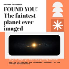 Hide and Seek - The Faintest Planet Ever Imaged, Pluto's Landslides & Starlink's 355,000 Dodges