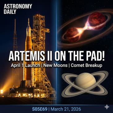 Moon Rocket, Lost Spacecraft, and a Comet That Fell Apart on Camera