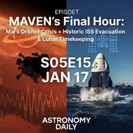 MAVEN's Final Hour: Mars Orbiter Crisis + Historic ISS Evacuation Update & Lunar Timekeeping