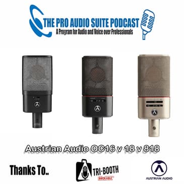 Austrian Audio Mic Shootout OC16 v OC18 v OC818 Compared