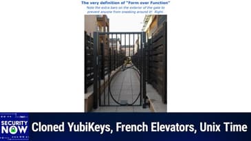 SN 991: RAMBO - Cloned YubiKeys, Telegram vs. Signal, French Elevators, Unix Time