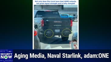 SN 992: Password Manager Injection Attacks - Aging Media, Naval Starlink, adam:ONE