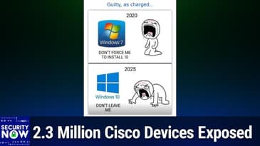 SN 1045: News and Listener Views - 2.3 Million Cisco Devices Exposed