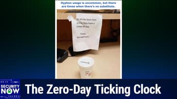 SN 1075: Yes. Exactly. - The Zero-Day Ticking Clock