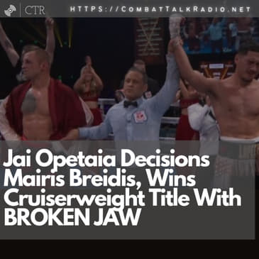 Jai Opetaia UPSETS Mairis Breidis, Wins Cruiserweight Title With A Broken Jaw