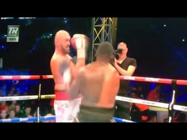 Tyson Fury KNOCKS OUT Dillian Whyte In 6 - Will Whyte Complain About Getting Pushed?