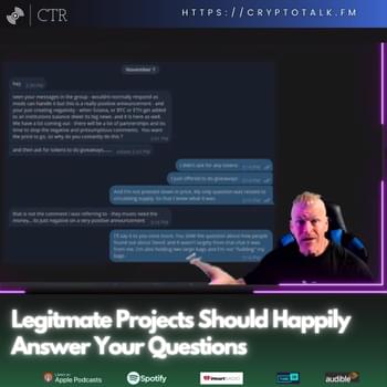 Legitimate Crypto Projects Should Happily Answer All of Your Questions