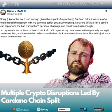 Multiple Crypto Disruptions Led By #Cardano Chain Split; Saylor's Strategy To Liquidate Bitcoin?