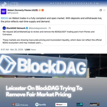 Leicester On #BlockDAG Trying To Remove Fair Market Pricing (OOC)