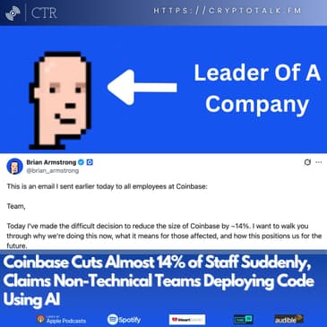 #Coinbase Cuts Almost 14% of Staff Suddenly, Non-Technical Teams Deploying Code Using AI