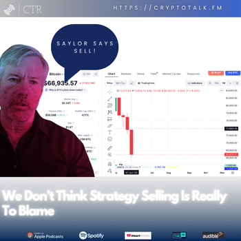 We Don’t Think Strategy Selling Bitcoin Is Really To Blame