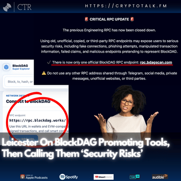 Leicester On BlockDAG Promoting Tools, Then Calling Them ‘Security Risks’ (OOC) [COLORFUL LANGUAGE]