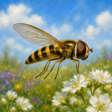 I Think I'm Being Invaded by Hover Flies in my Garden!