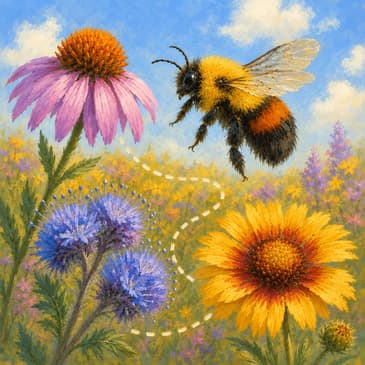 Wild Bees Cut Their Flight Paths by 80% - Here's How They Do It
