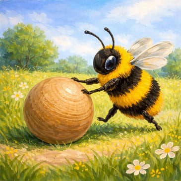 The Bumblebee Who Rolled a Ball 117 Times for Fun