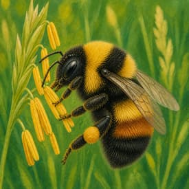 Do Wild Bees Eat Lawn Grass Pollen? Surprising Science Says Yes