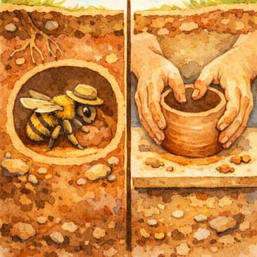 The First Ceramicists - When Native Bees Taught Us About Clay