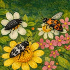 Secret Jurassic Pollinators in Your Garden