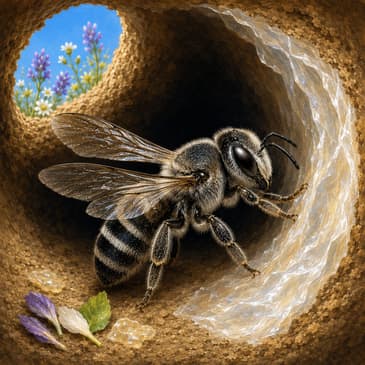 Native Bees Make Natural Polyester That Chemists Can't Replicate